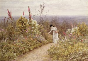Puutarha lokakuussa Aldworthissa, 1891